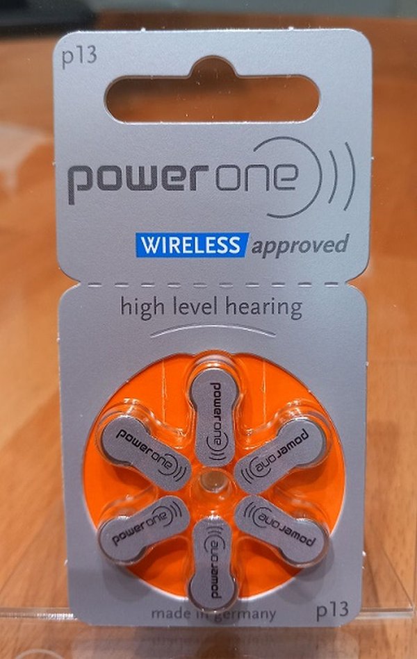 power one 13 Hörgerätebatterien wireless approved